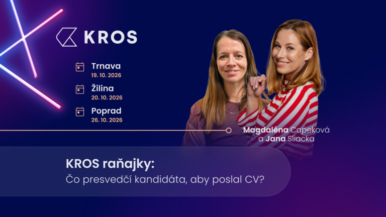 KROS raňajky: Čo presvedčí kandidáta, aby poslal CV?