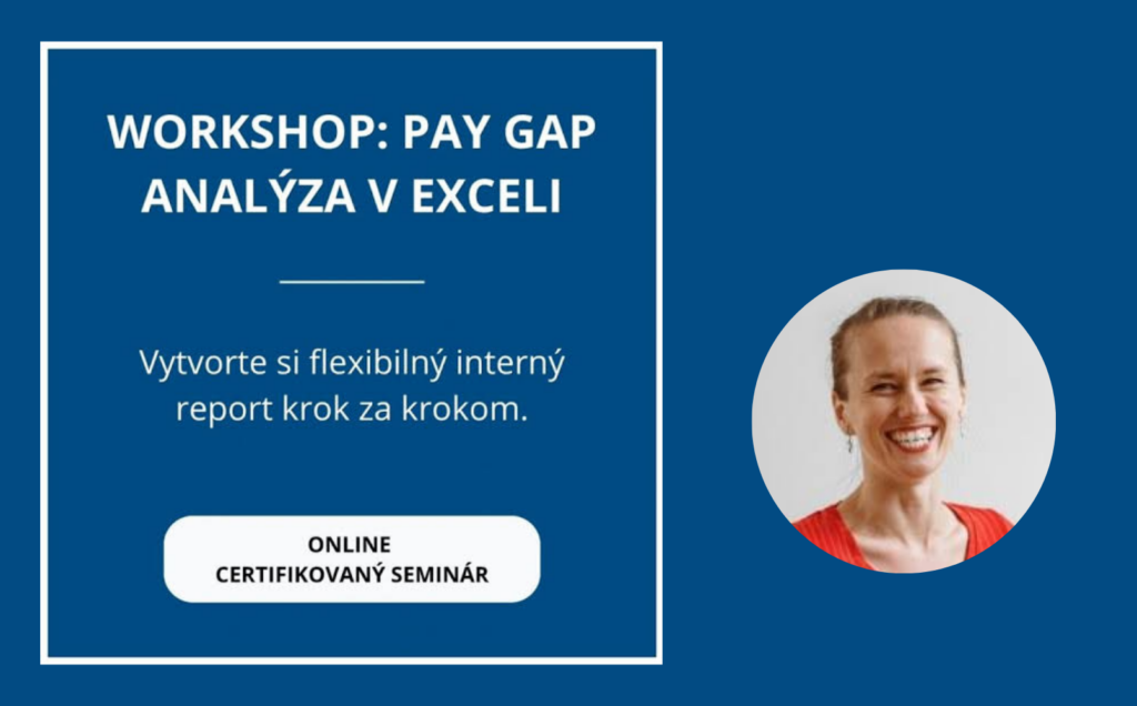Workshop Pay Gap analýza v Exceli